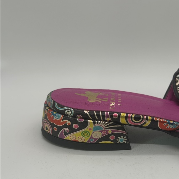 Embassy London Vivid Jewel Toned Mules Slides Sandals Shoes **Size 30/US 8**🌸🌸 - Picture 8 of 9